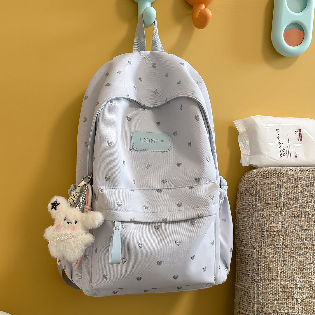 Fun Herz-Print Rucksack Karnz