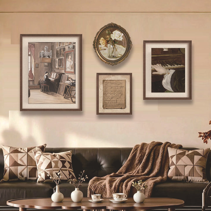 Vintage Stil Galerie Wand Kollektion