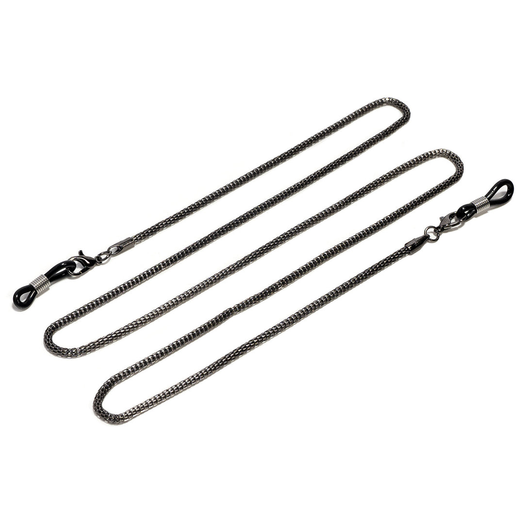 Metallic Brille Kette Karnz