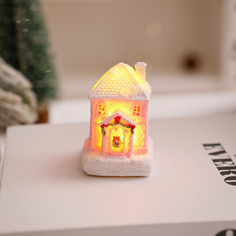 Beleuchtetes Weihnachtsdorf Haus Deko Karnz