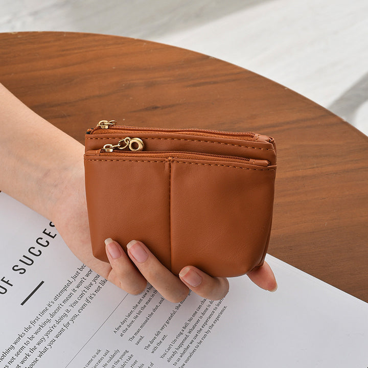 Kompakte Reißverschluss-Münztasche Karnz