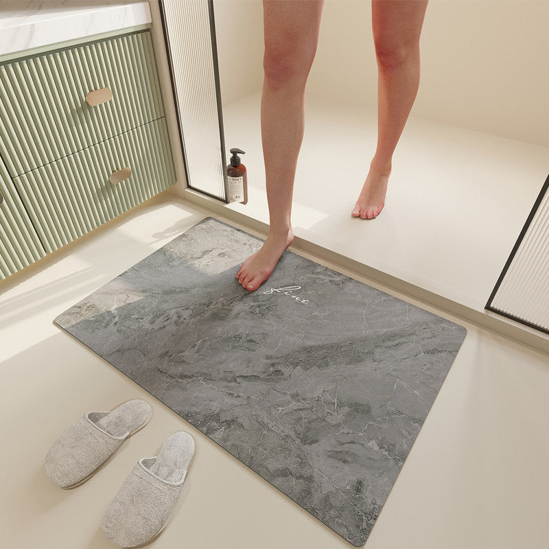 Stylische rutschfeste Badematte