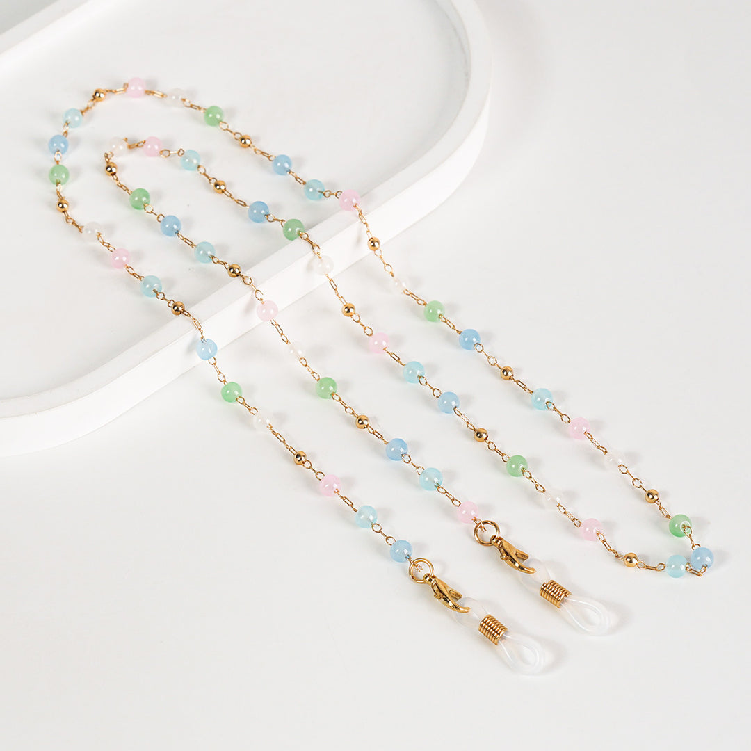 Beaded Eyewear Retainer Chain Karnz