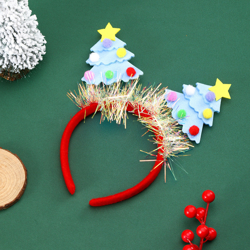Festlicher Weihnachtsbaum-Haarreifen Karnz
