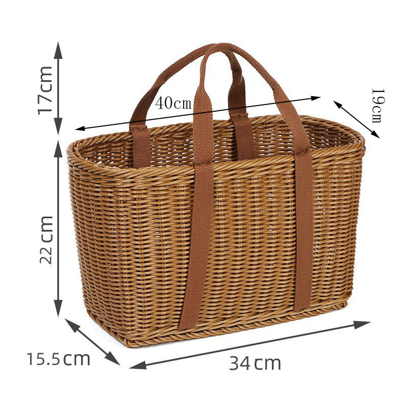 Eleganter Geflochtener Picknickkorb Karnz