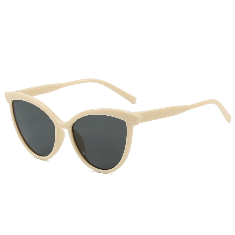Damen Elegante Katzenaugen-Sonnenbrille mit UV-Schutz und hochwertigem Rahmen Karnz