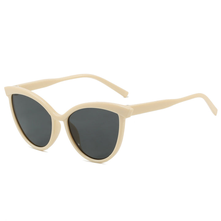 Damen Elegante Katzenaugen-Sonnenbrille mit UV-Schutz und hochwertigem Rahmen Karnz