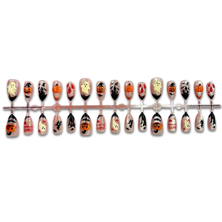 Kreatives, Halloween-Themen-Widder-Nagelkunst-Set