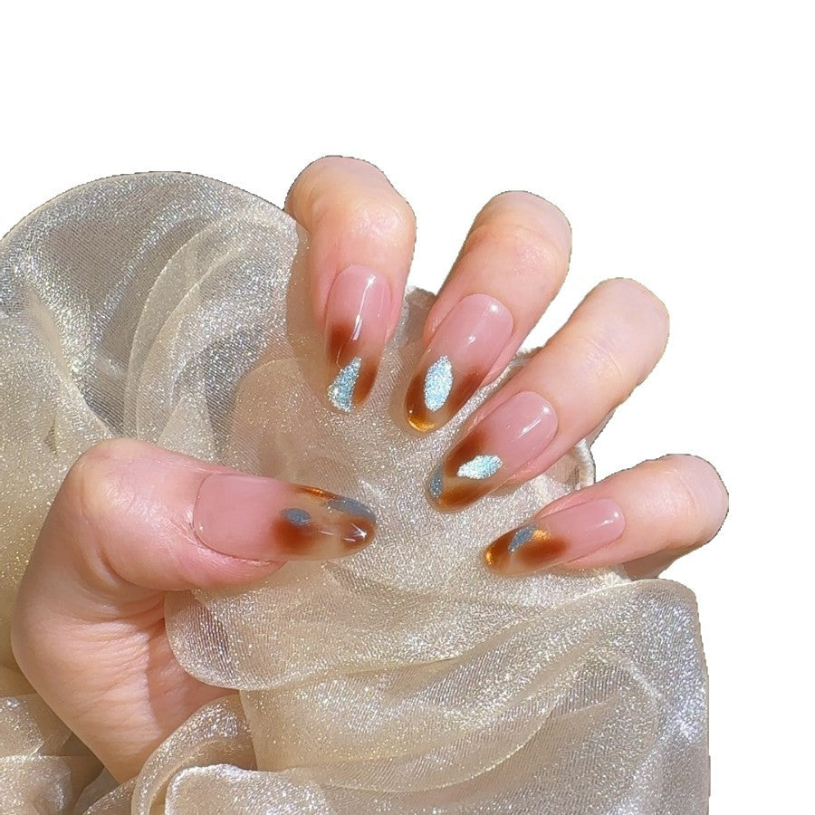 Künstlerisches Gradient Press-On Nail Set Karnz