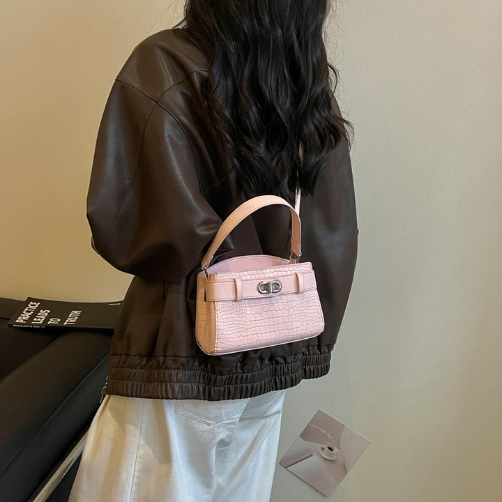 Elegante Kroko-Prägung Mini Crossbody