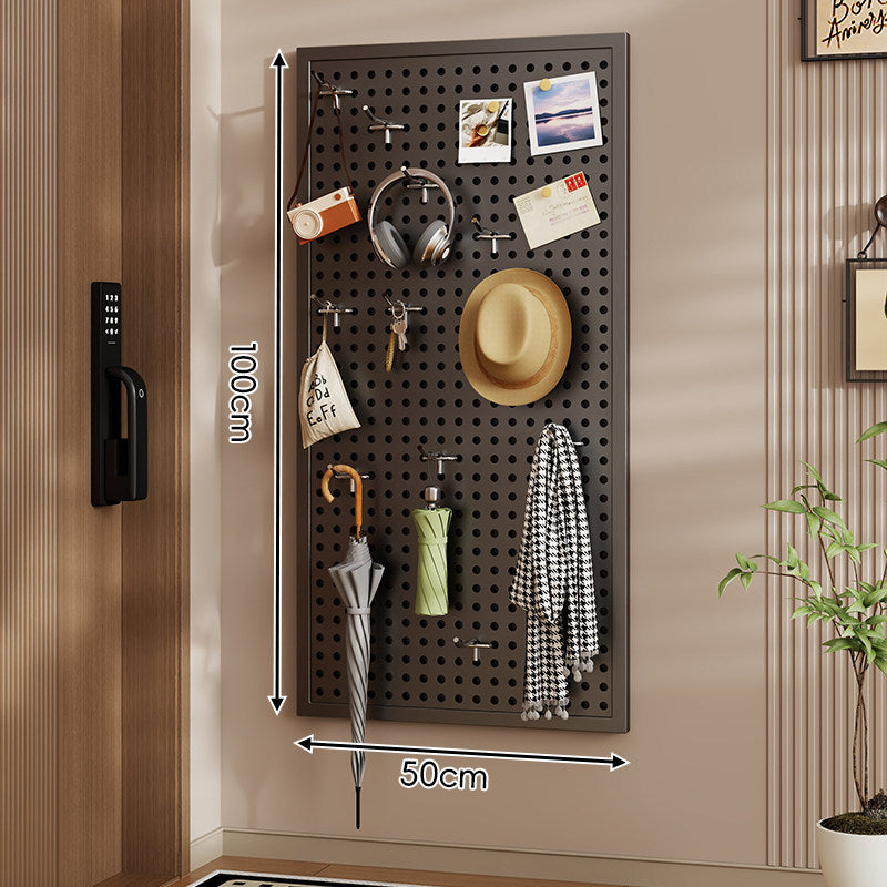 Wandanag perforiertes Lochboard-Organizer-Panel Großes Quadrat mit modularen Haken und Zubehör