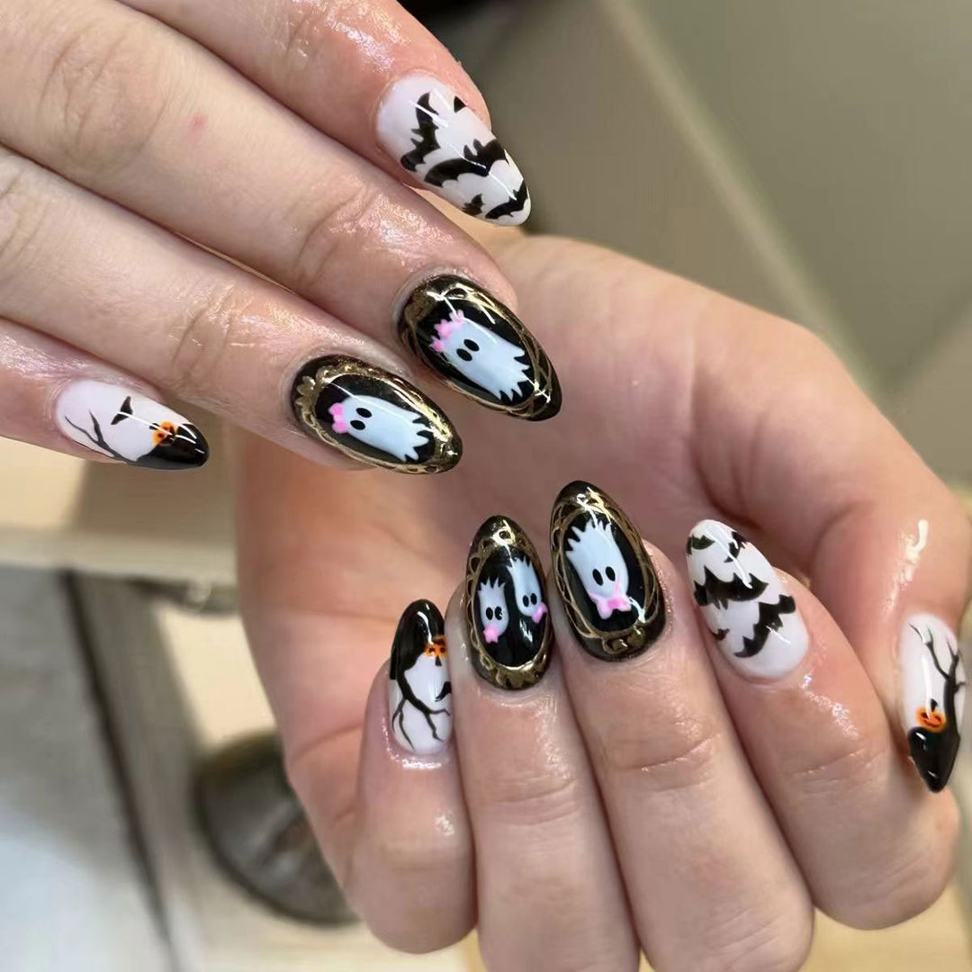 Kreatives Halloween-Themen-Nagelkunst-Set