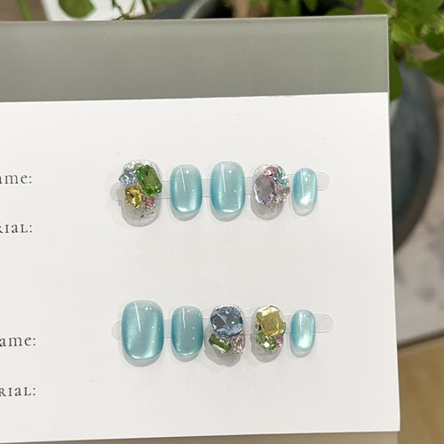 Elegantes dekoratives Nagelkunstset