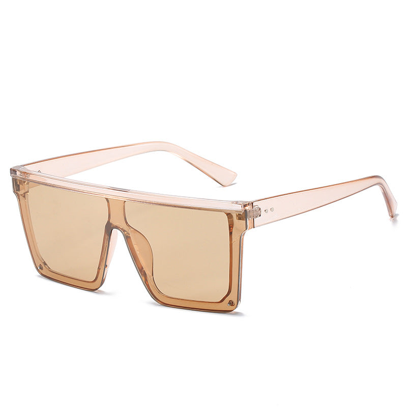 Damen modische visuelle Sonnenbrille mit breitem Rahmen Karnz