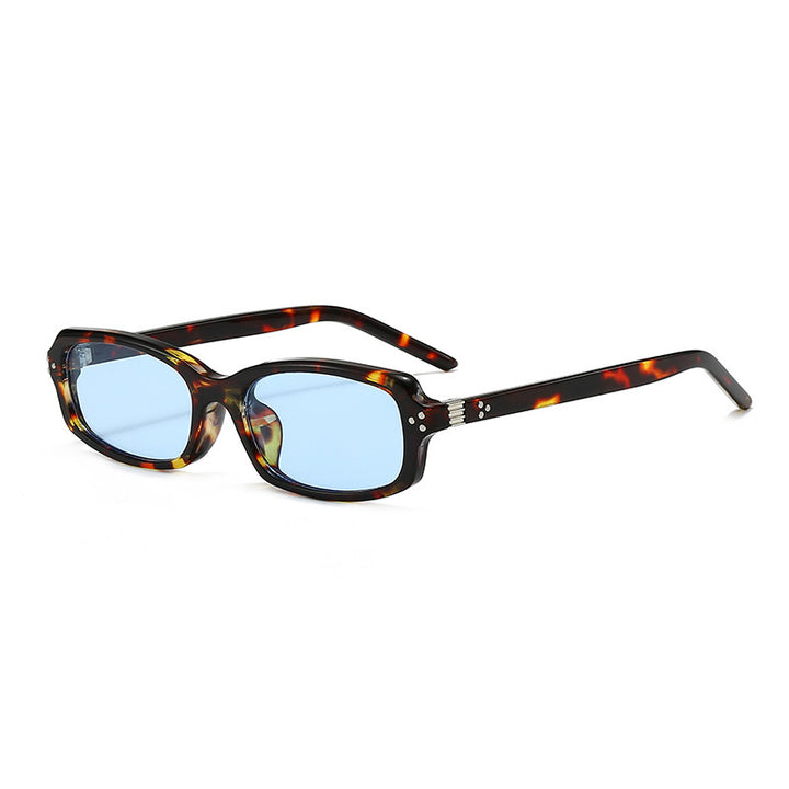 Retro-inspirierte rechteckige Sonnenbrille Karnz