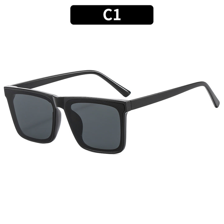 Retro-inspirierte quadratische Sonnenbrille