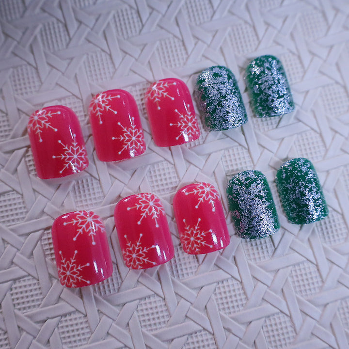 Festliche Feiertags-Themen-Nail Art Karnz