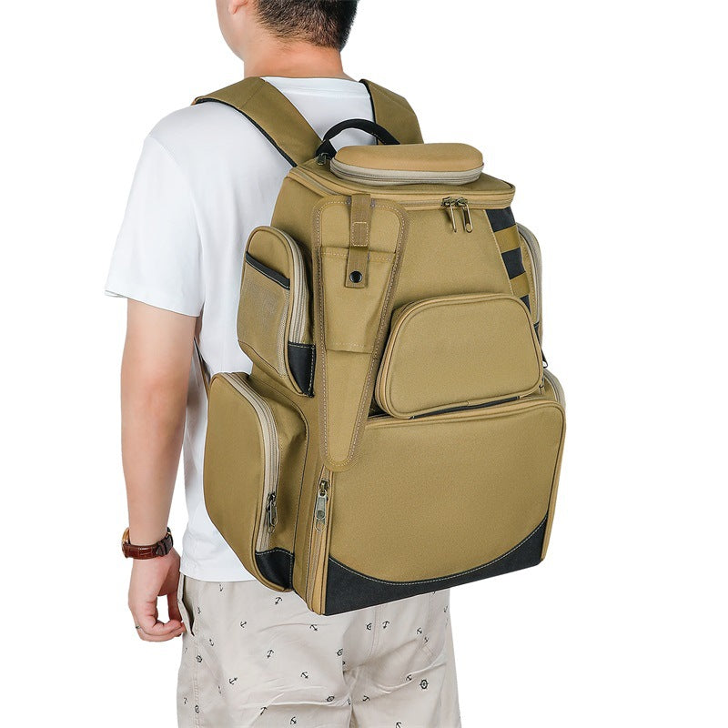 Multi-Fach Angeltasche Rucksack Karnz