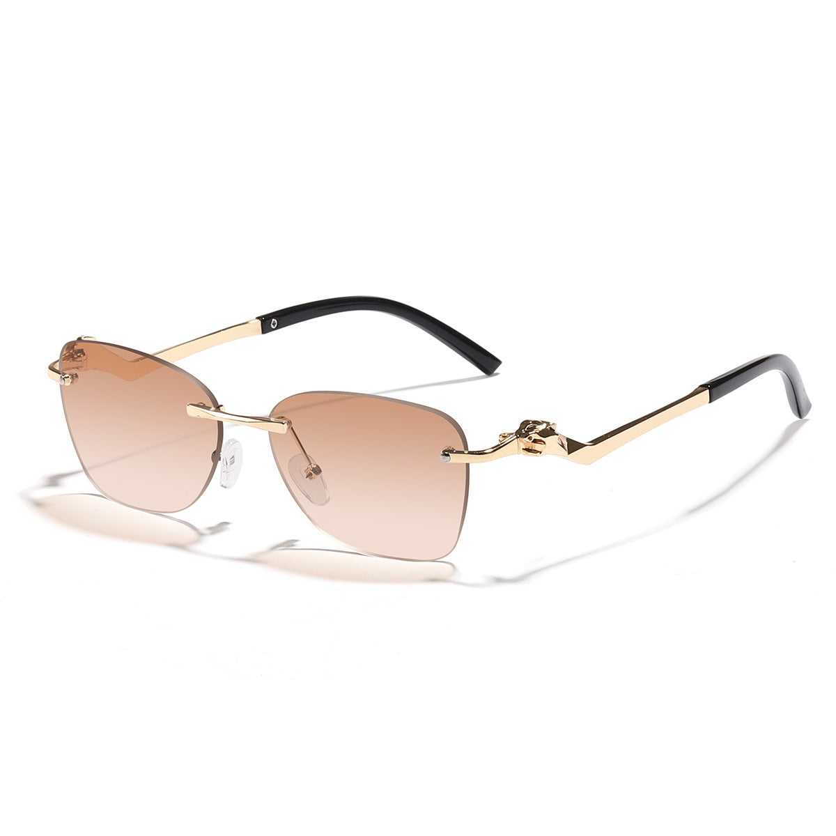 Damen modische Sonnenbrille mit stilvollen geometrischen Akzenten Karnz