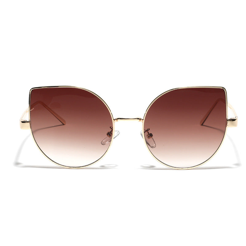 Damen Cat-Eye Sonnenbrille mit polarisierenden Gläsern und elegantem Metallrahmen Karnz