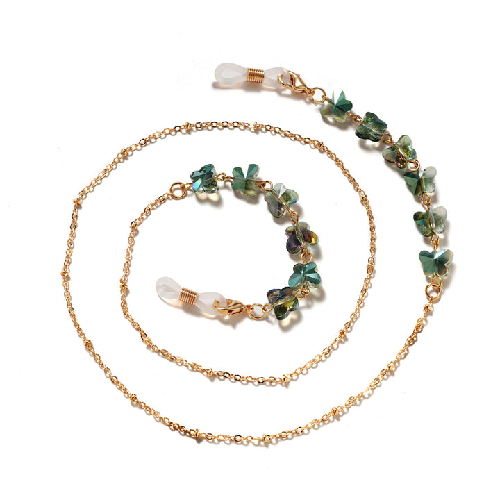 Blumenverzierte Brillenband Karnz