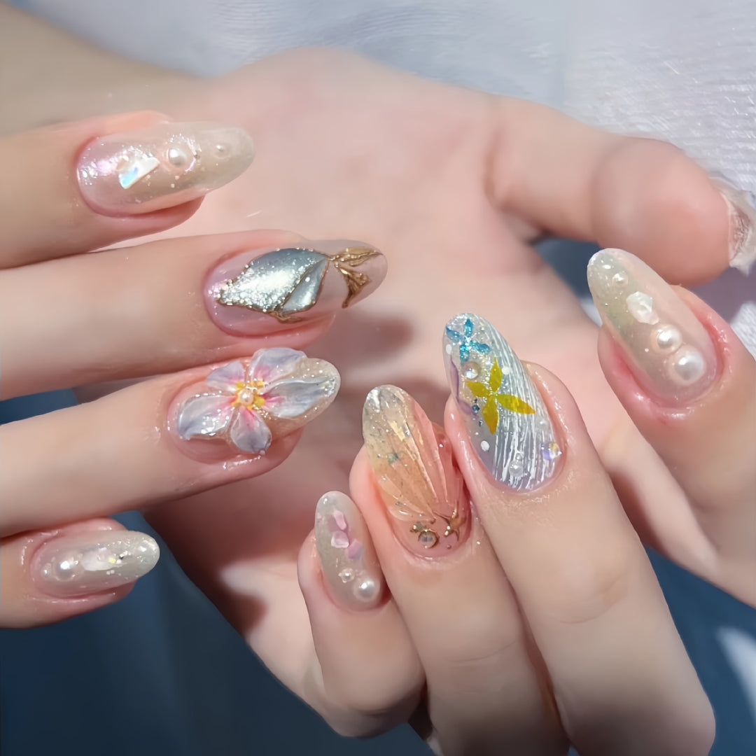 Glamouröse Nagelkunst Folie Karnz