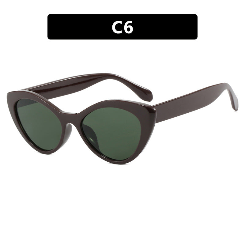 Damen kreative Cat-Eye Brille Karnz