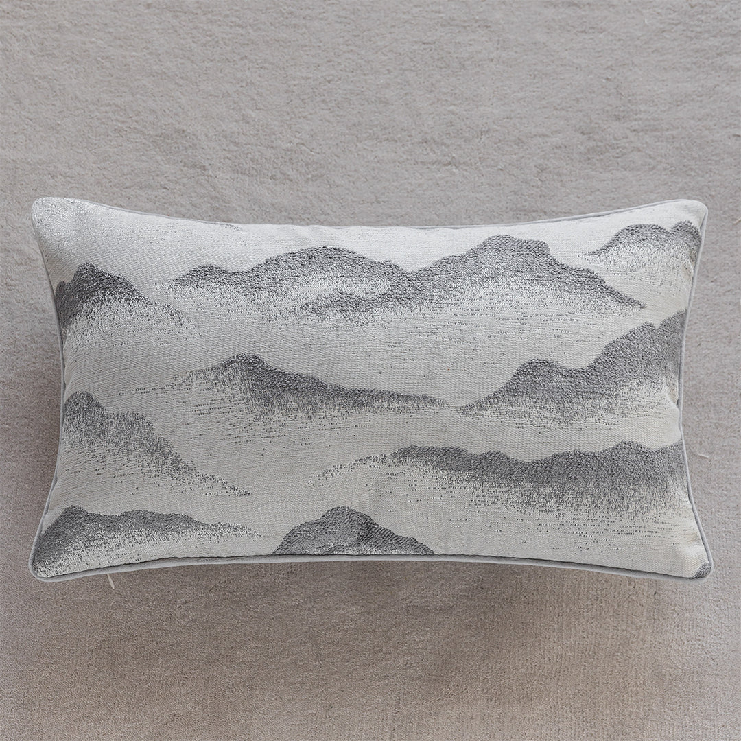 Kunstvolles Zierkissen mit Wolkenmuster