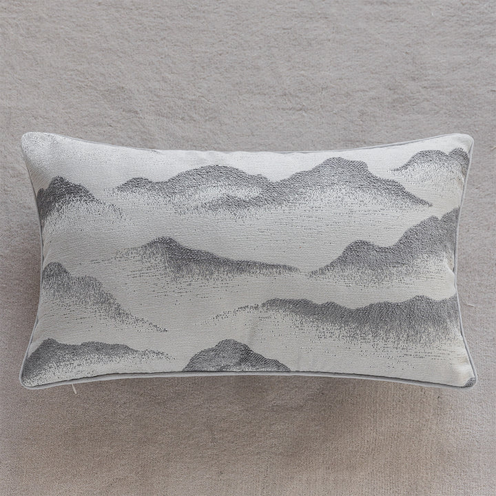 Kunstvolles Zierkissen mit Wolkenmuster