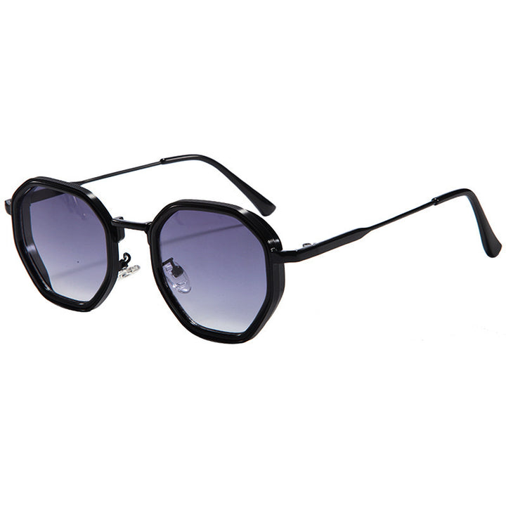 Damen geometrische Sonnenbrille mit modischem Rahmen Karnz