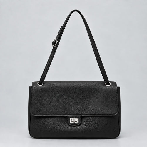 Elegante Leder Schulterhandtasche