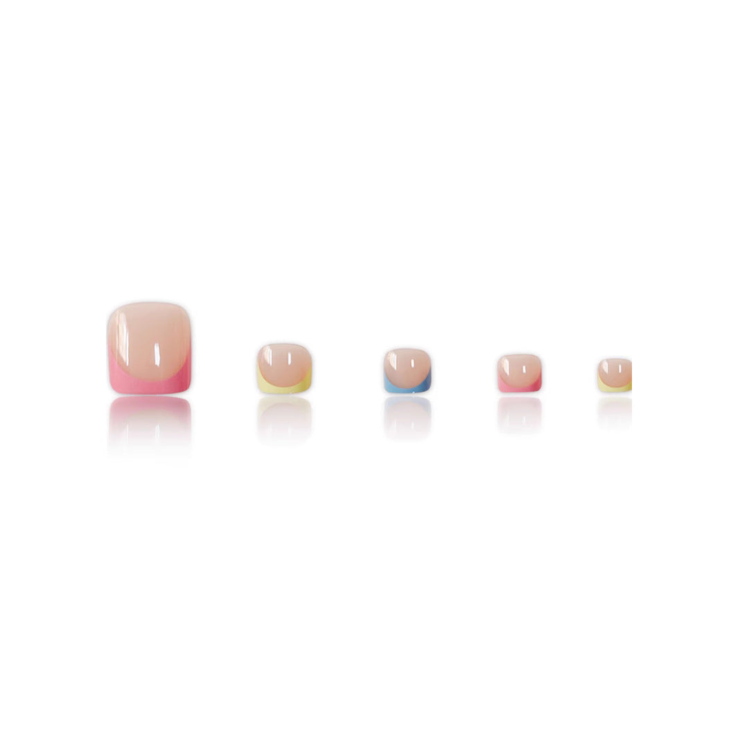 Dekoratives French Tip Nail Art Set Karnz