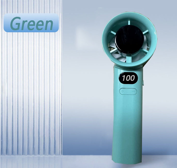 Damen tragbarer Handventilator mit digitaler Geschwindigkeitsregelung Karnz