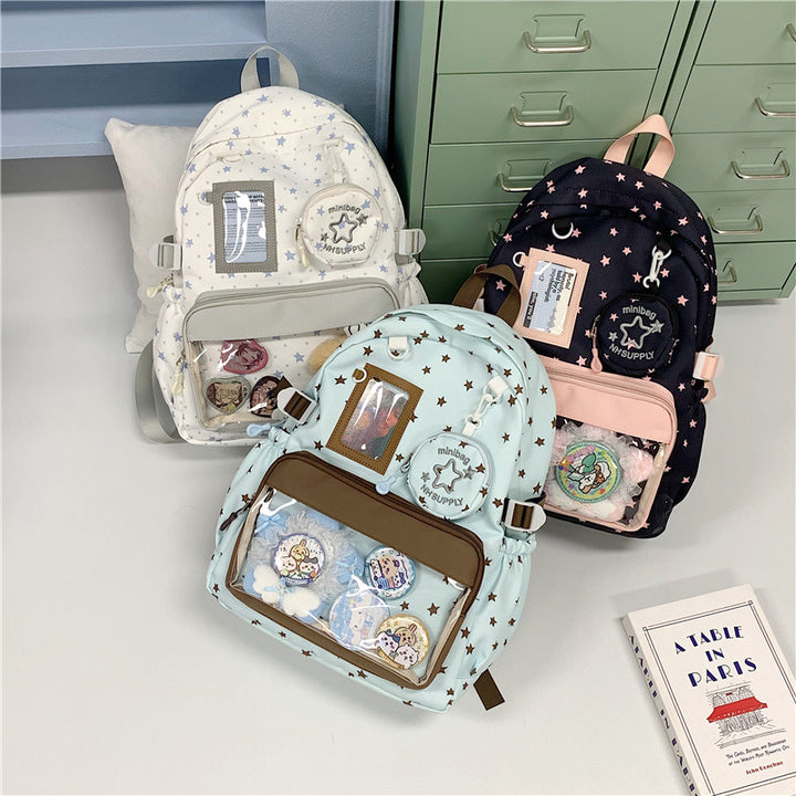 Sternenbedruckter Freizeit-Rucksack Karnz 1791205471