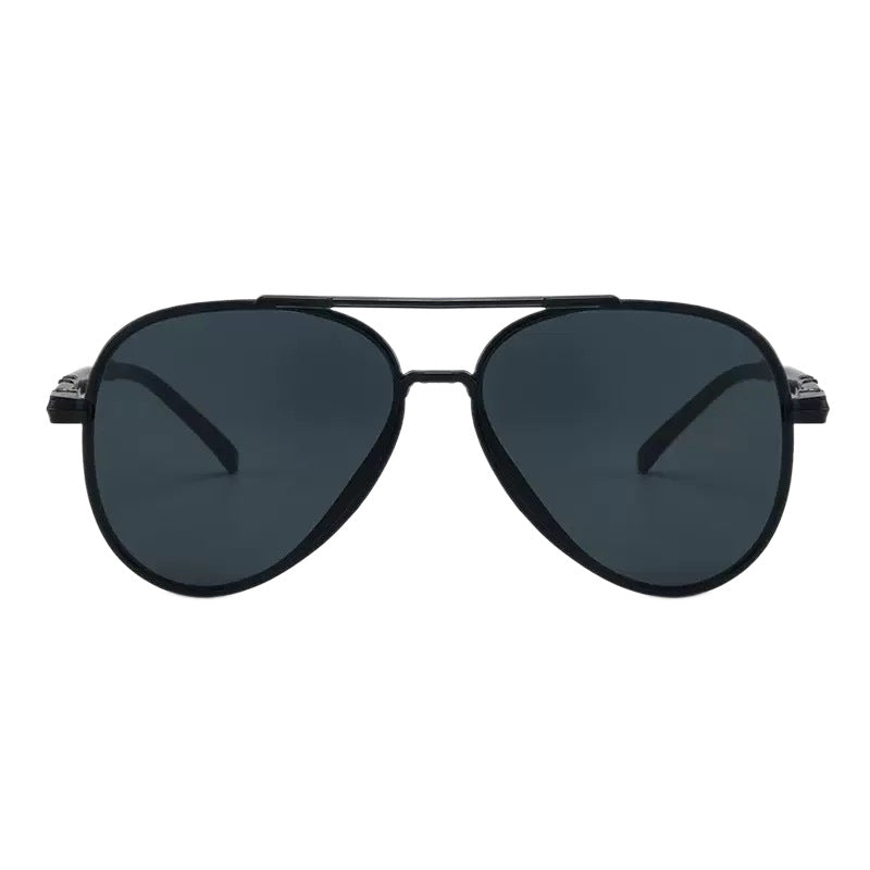 Moderne oversized rechteckige Sonnenbrille Karnz