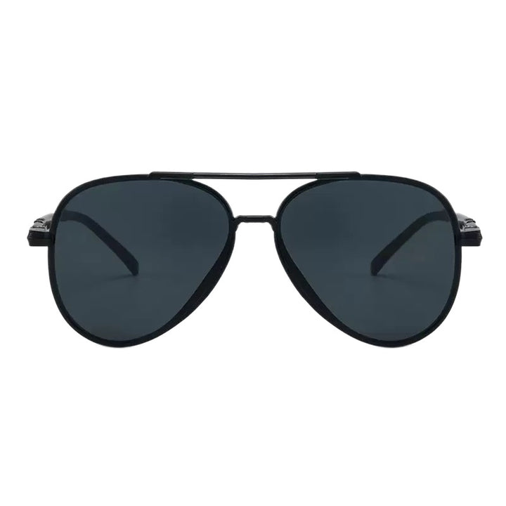 Moderne oversized rechteckige Sonnenbrille Karnz