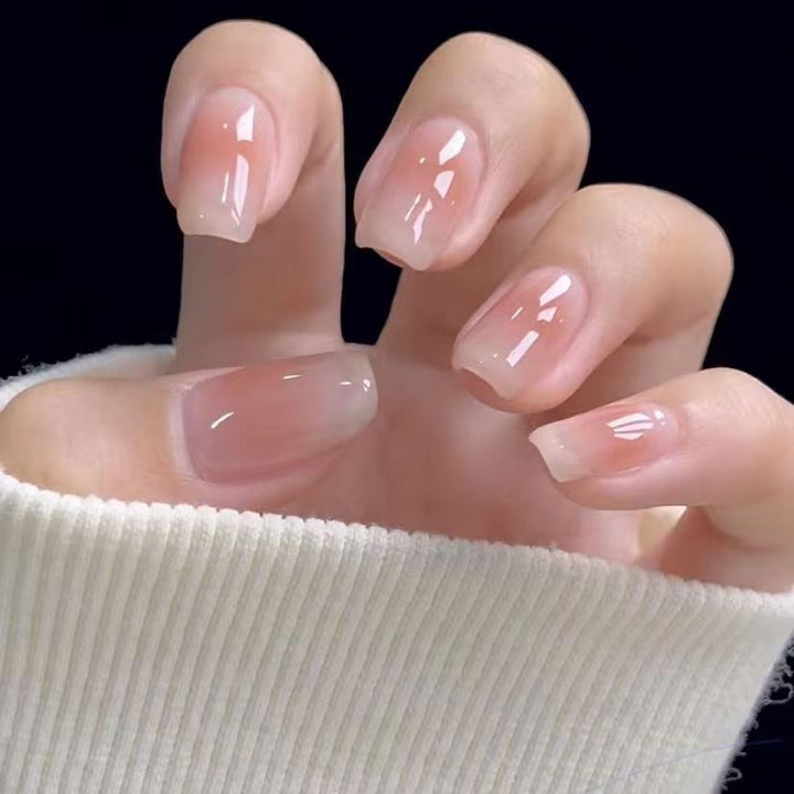 Ombre Stiletto Druck-Nägel