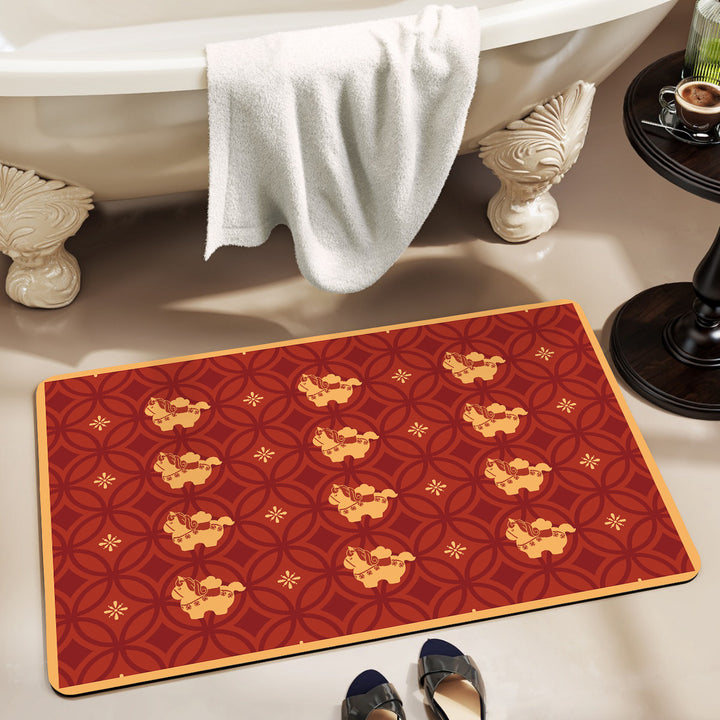 Verspielt Pferde-Themen Memory Foam Badmatte Karnz