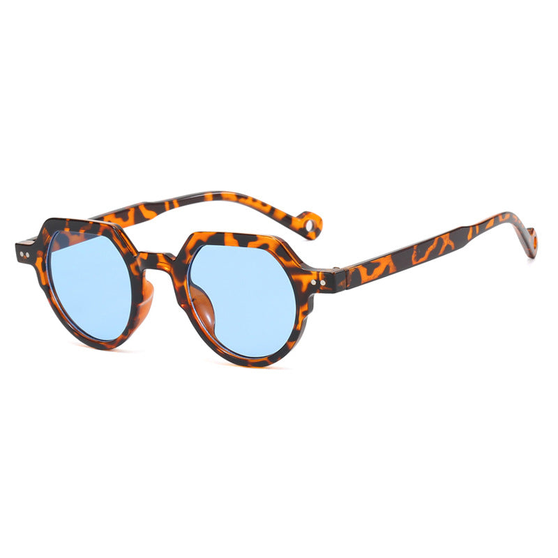 Damen geometrische Sonnenbrille mit schützendem UV-Filter und robustem Rahmen Karnz