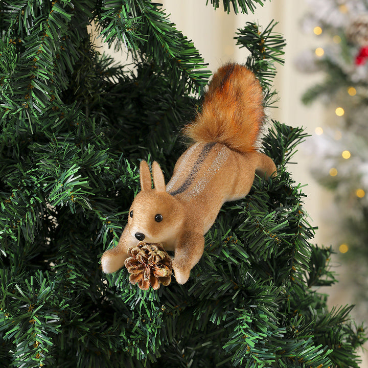 Dekorativer Weihnachts-Eichhörnchen-Ornament-Karnz