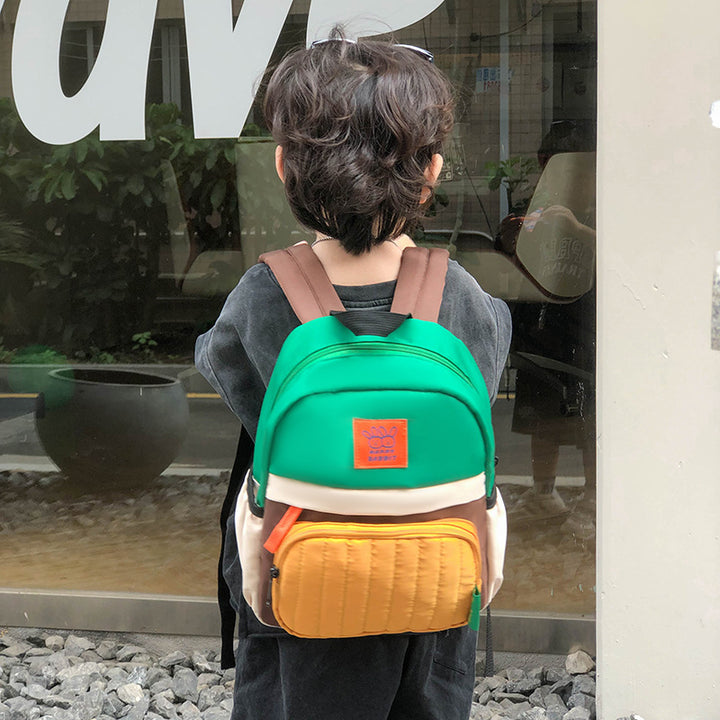 Farbe-Block Lässiger Rucksack Karnz