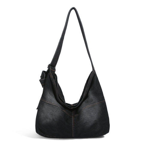 Lässige Denim Hobo Tasche