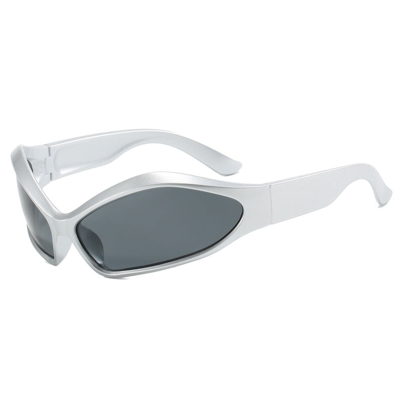 Damen Sportliche Sonnenbrille mit aerodynamischem Design Karnz