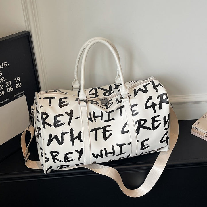 Stylischer Grafikdruck Duffelbag Karnz