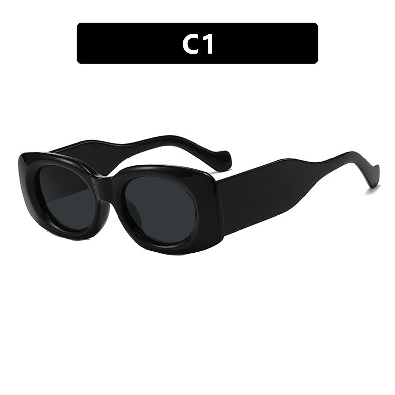 Damen trendige Sonnenbrille im auffälligen Retro-Design Karnz