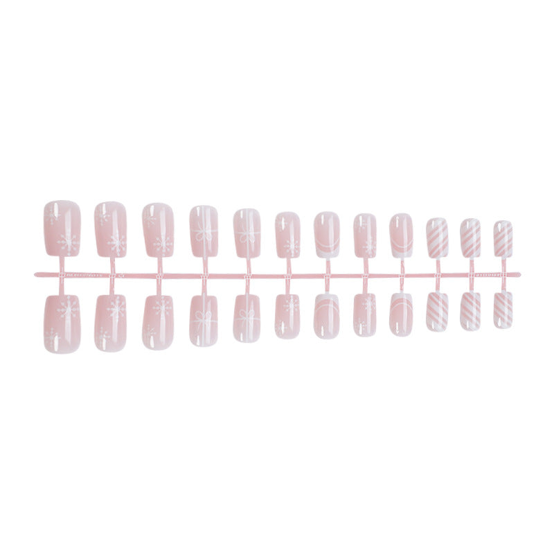 Elegantes Dekoratives Press-On-Nagelset Karnz 1788495540