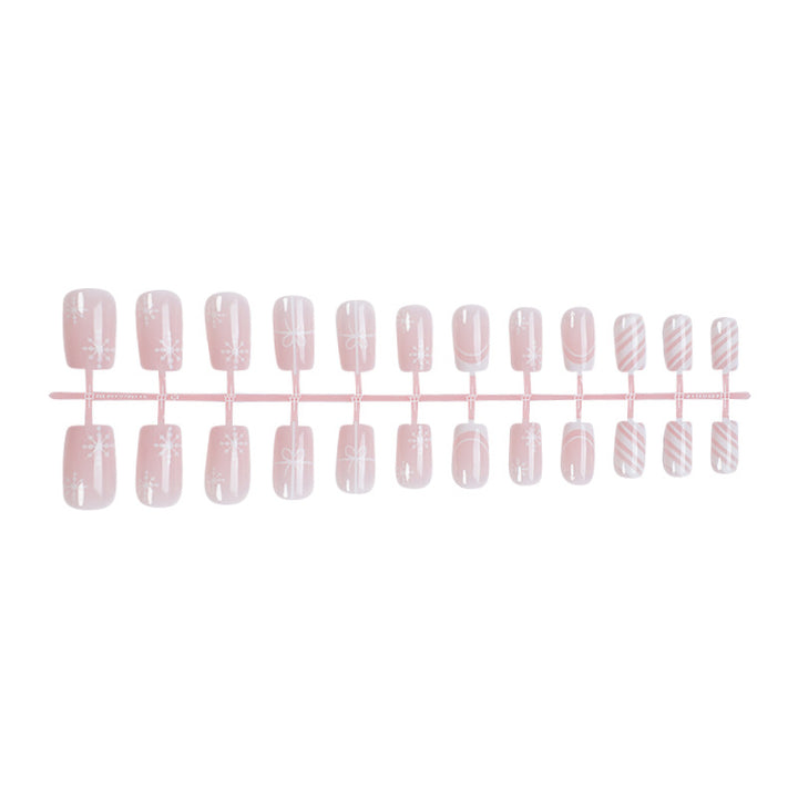Elegantes Dekoratives Press-On-Nagelset Karnz 1788495540