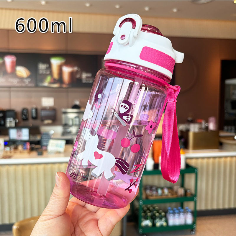 Damen Kindgerechte Trinkflasche mit Dinosaurier-Motiv Karnz