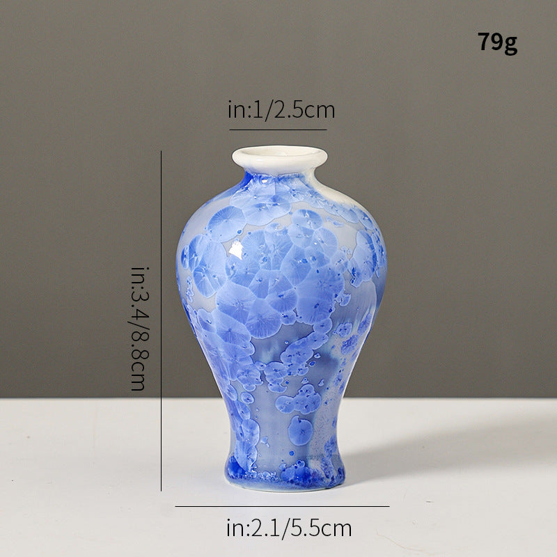 Künstlerisches Blumenmuster Keramikw vase