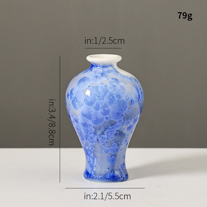 Künstlerisches Blumenmuster Keramikw vase